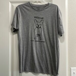 Gray short sleeve unisex tshirt